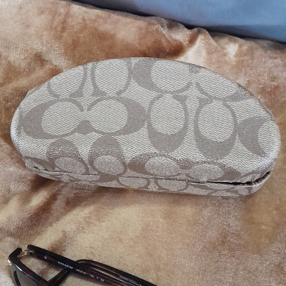 Coach Cat Eyes Confetti Purple Perscription  Sunglasses W/Case EUC - Picture 7 of 11